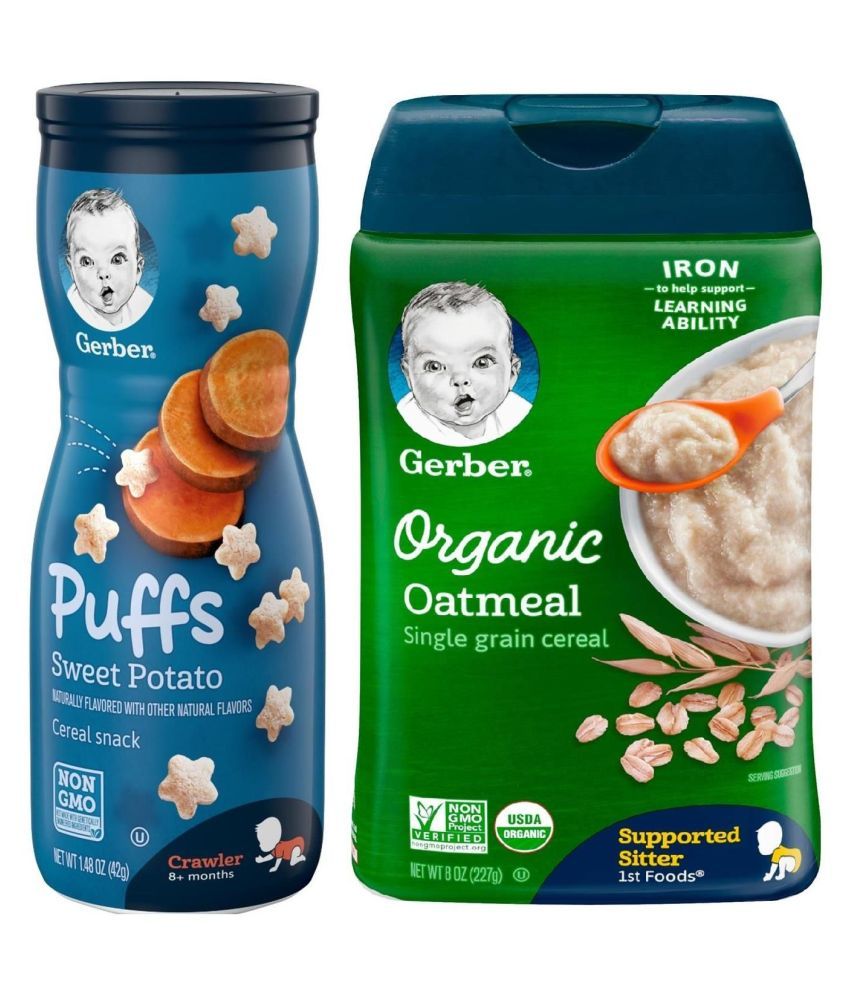 Gerber Oatmeal Infant Cereal for 6 Months + ( 269 gm ) Pack of 2 Buy