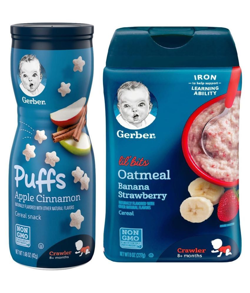 Gerber Oatmeal Infant Cereal for 6 Months + ( 269 gm ) Pack of 2 Buy
