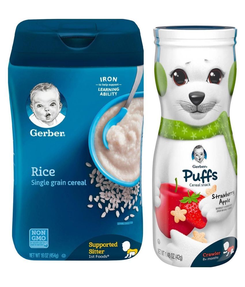 Gerber Rice Infant Cereal for 6 Months + ( 269 gm ) Pack of 2: Buy