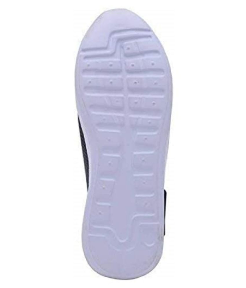 Castoes BLACK RUNNING SHOES Flat Male Black Buy Online at Best Price