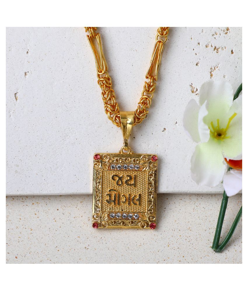 DIPALI JAY MOGAL MA Pendant Chain Gold Plated, Necklace ...