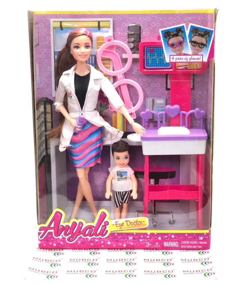 doctor barbie doll set