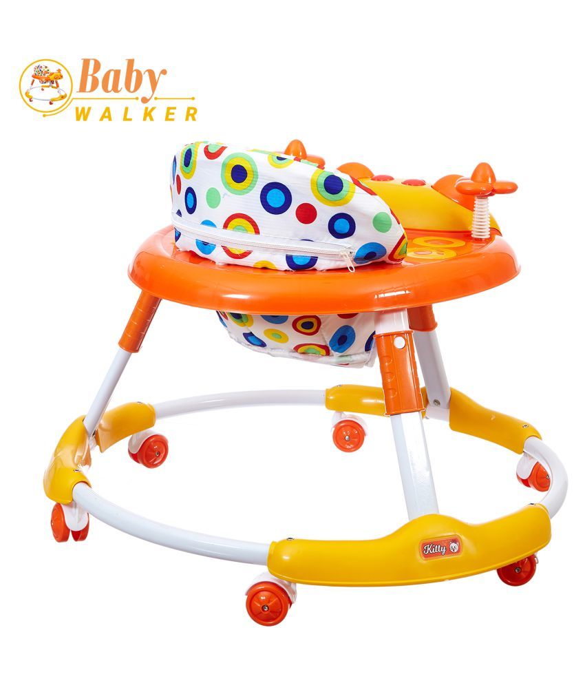 Dash Stylish Baby Walker, Activity Walker with Music Buttons, Cushioned ...