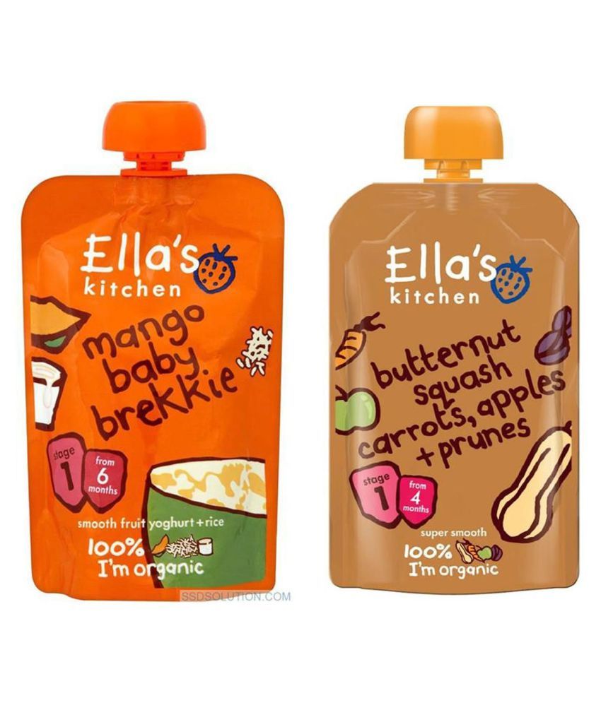 Ella's Kitchen Mangoe Baby Brekkie Snack Foods for 6 Months + ( 240 gm