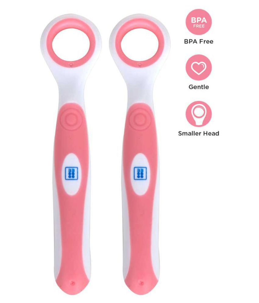 Mee Mee Pink Baby Toothbrush ( 2 pcs )