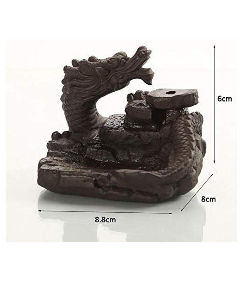 Shoppyana Cone Incense Holder Decorative Resin Buddha Idol 10 x 5 cms