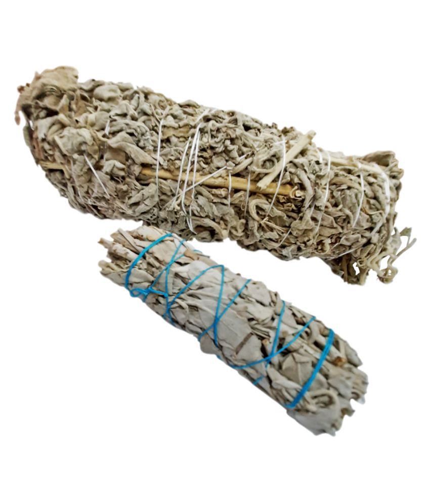 Shubhanjali®Indian White Sage Bundle Spiritual Smudging Removes ...