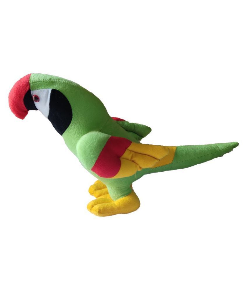 cuddly toy parrot