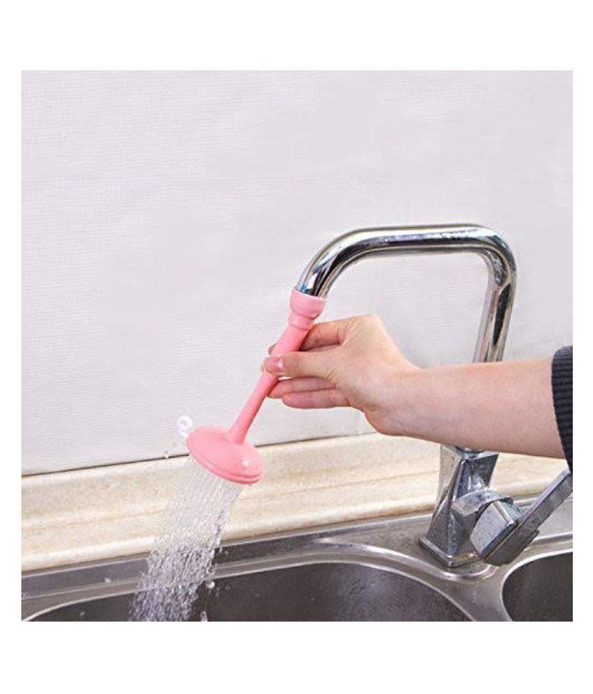 Adjustable Kitchen Sink Tap Faucet Nozzle, with 2 Types Water Flows