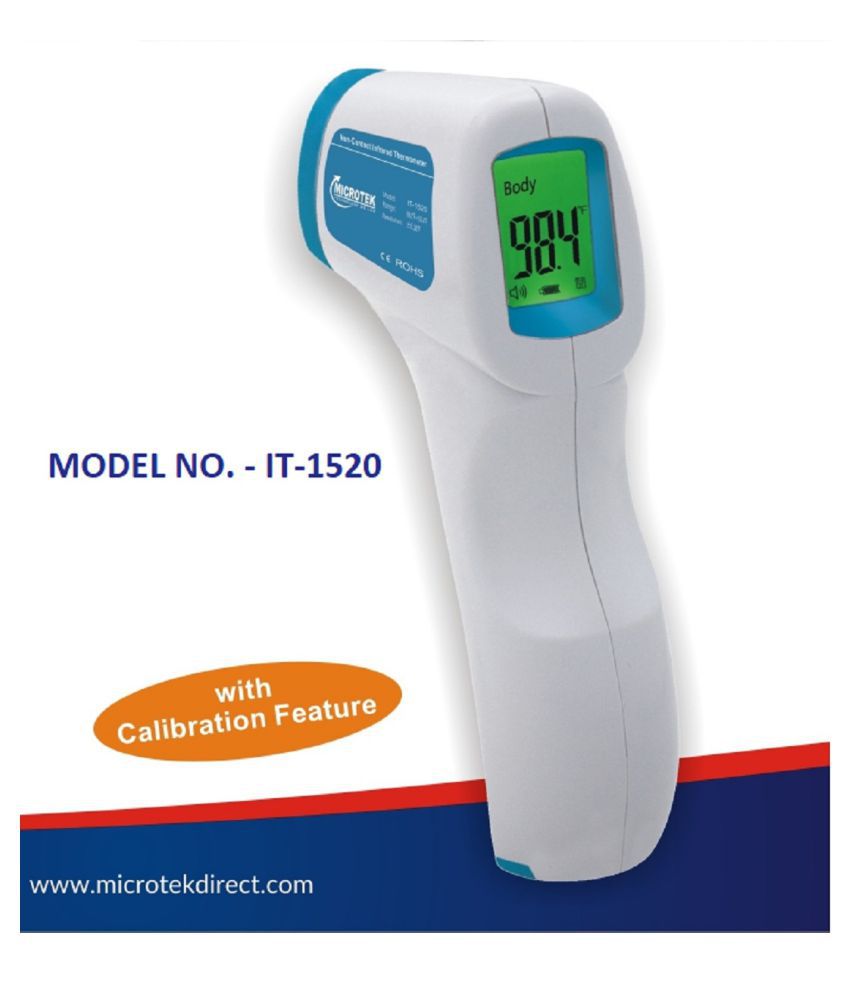     			Microtek Non Contact Infrared Thermometer Model No. IT-1520 Hard