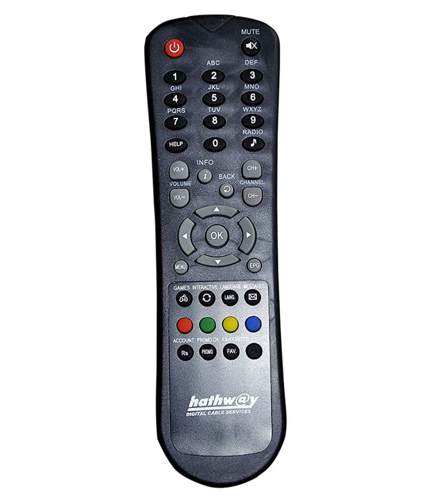 Buy SS Enterprises Hathway DTH DTH Remote Compatible with Hathway Cable