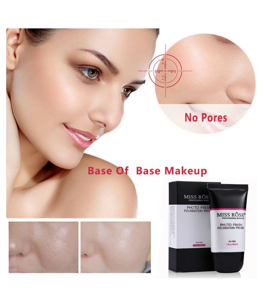Miss Rose Primer (Photo Finish) Gel Foundation Transparent Gel Light 25