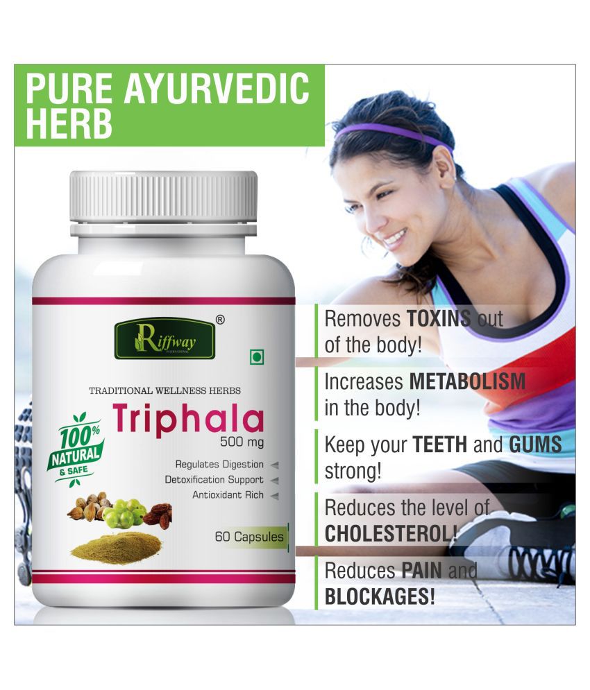 Natural Triphala may aid weight loss Capsule 60 no.s Pack ...