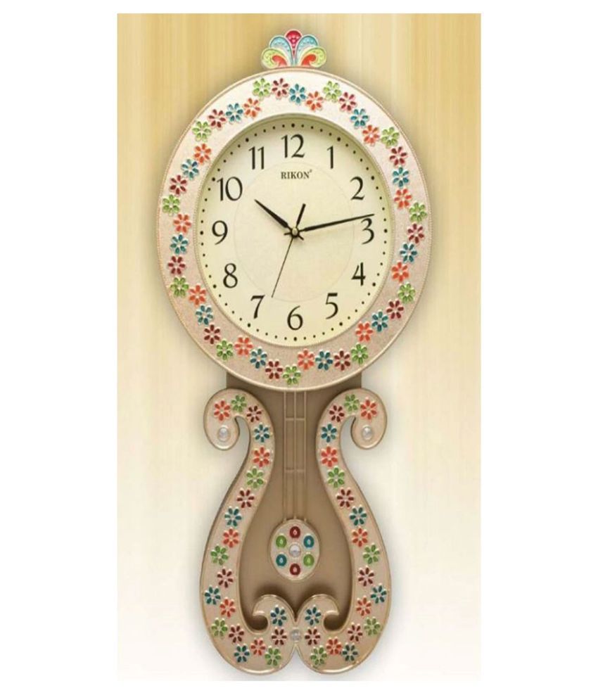 RIKON Rectangular Analog Wall Clock RK36 PENDULAM ( 29 x 59 cm ) Buy
