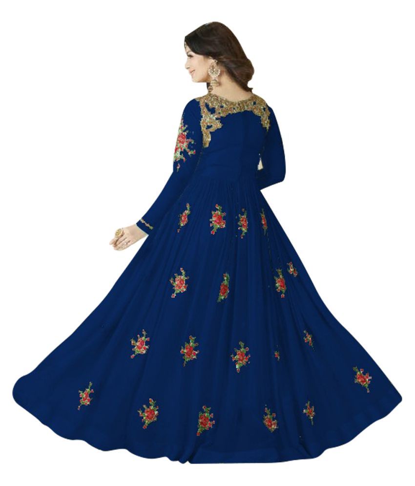chiffon georgette gown