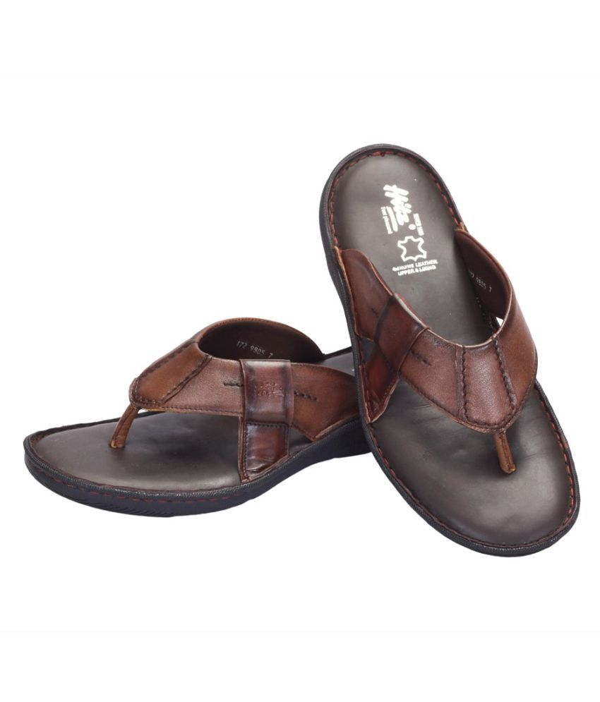hitz leather chappals