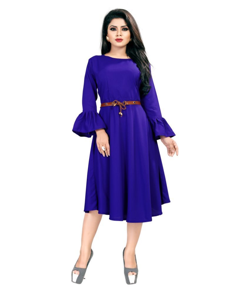 rayon frock kurti design