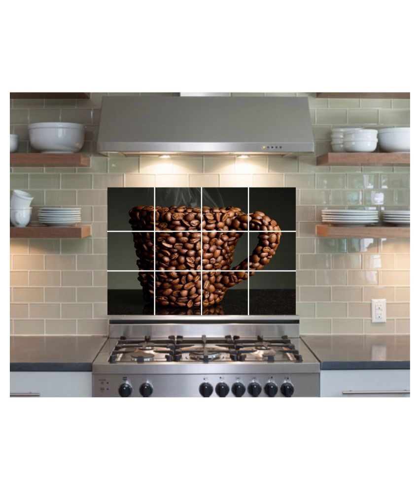 JNM DECALS Kitchen Waterproof Wall Sticker (80Cm X 50Cm) Sticker ( 80 x