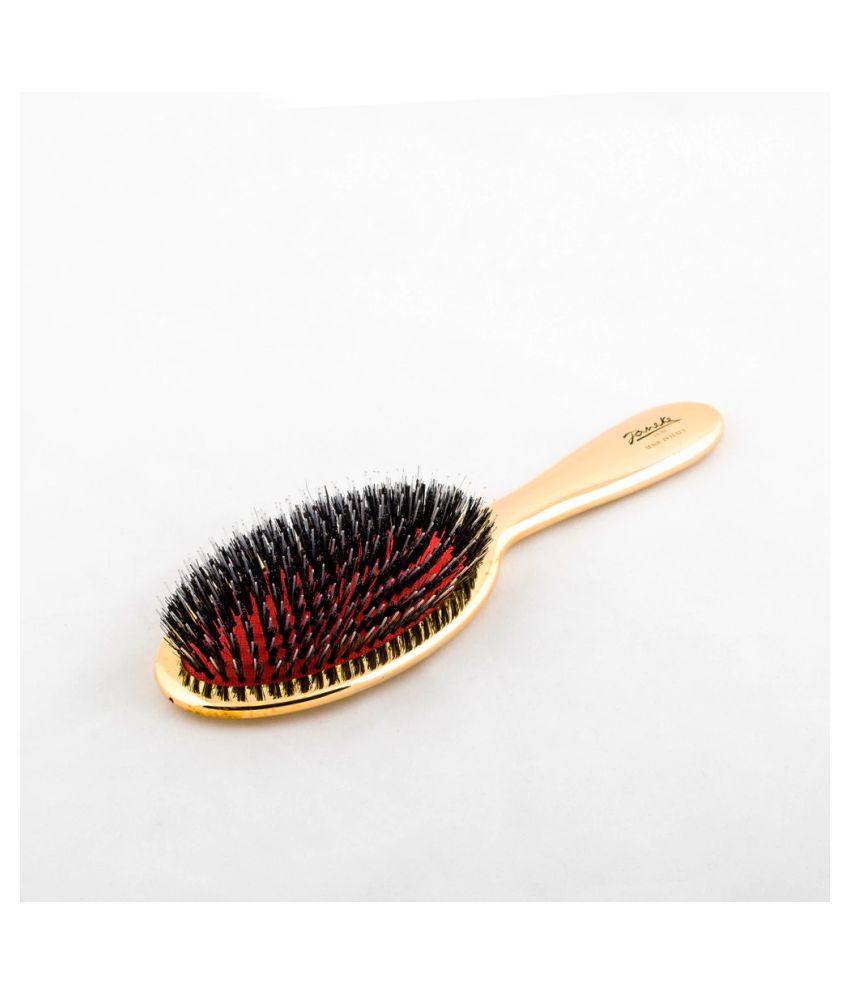 Janeke Golden Classic Hair Brush With Boar/ Nylon Bristles ...