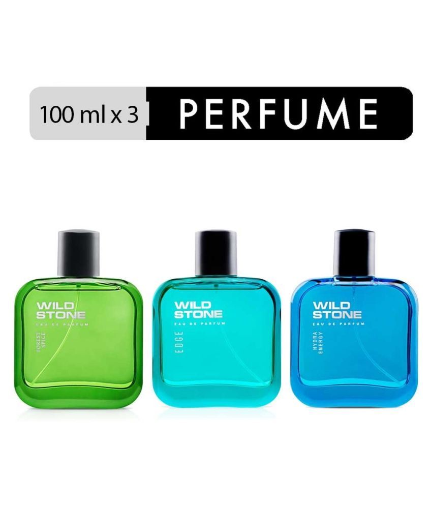     			Wild Stone Edge, Forest Spice and Hydra Energy Perfume Combo for Men, Pack of 3 (100ml each)