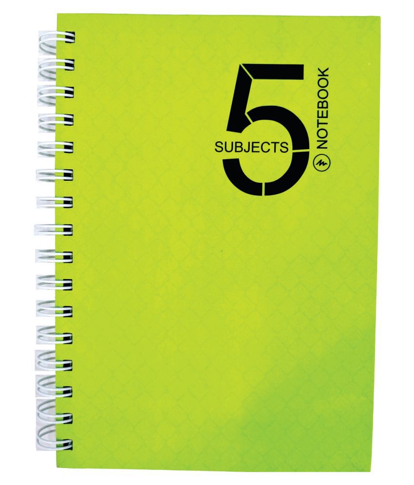 5 subject notebook
