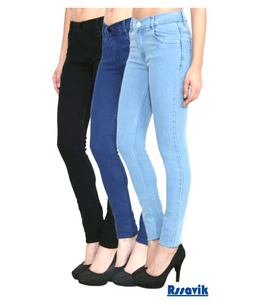 Buy Rssavik Denim Jeans Multi Color Online at Best Prices in India