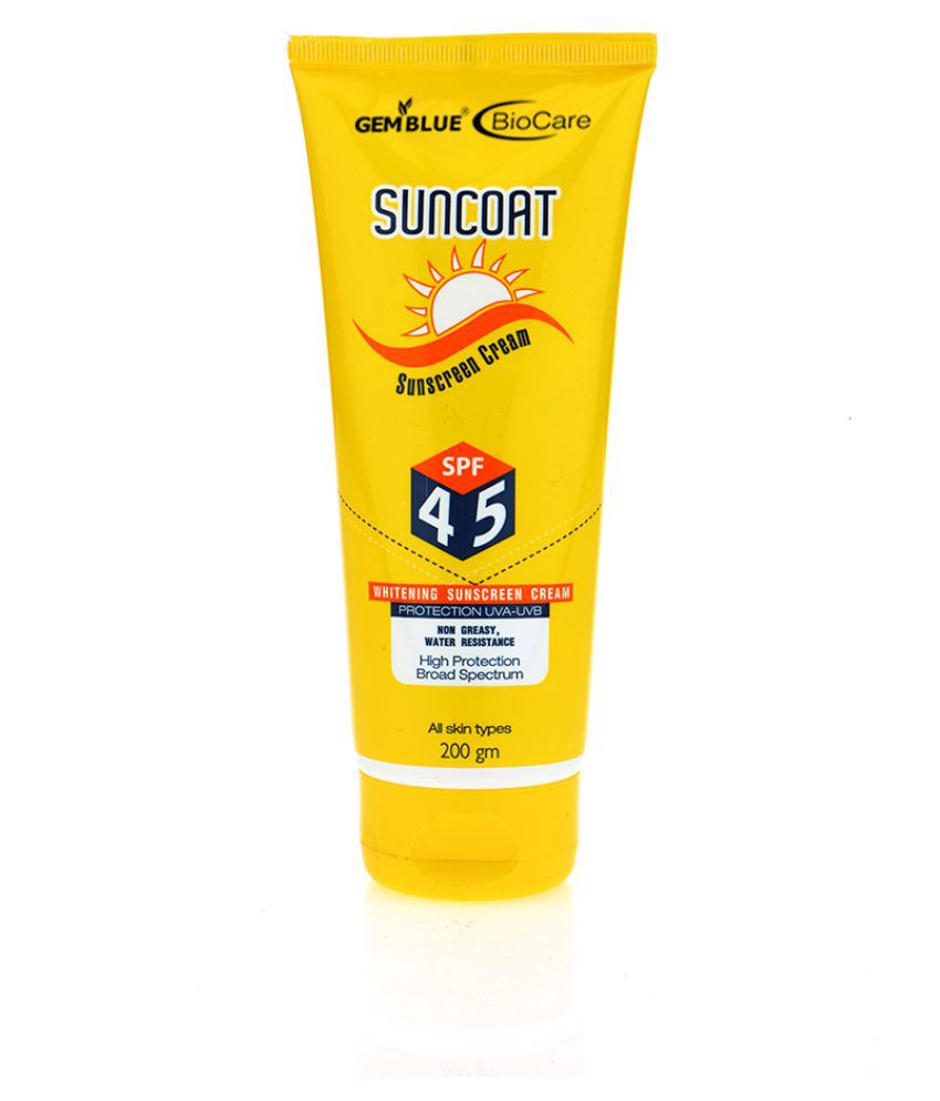 gemblue biocare Sunscreen Sunscreen Cream 150 mL: Buy gemblue biocare ...