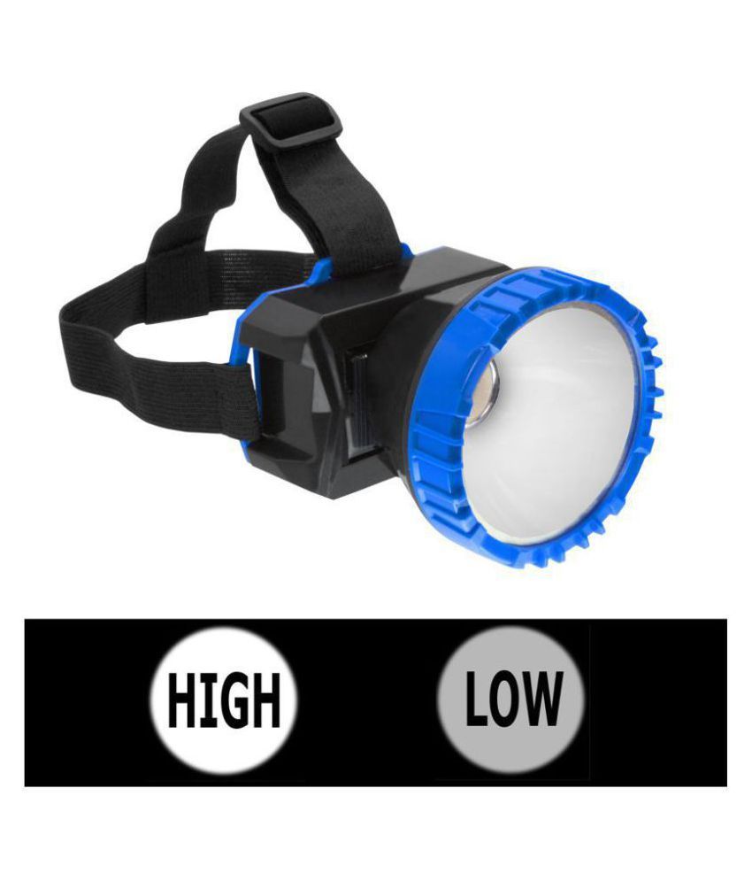 Rechargeable 1 Big Led Ultra Bright Headlamp Headlight Head Lamp Torch