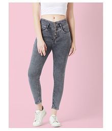 grey colour jeans for girls