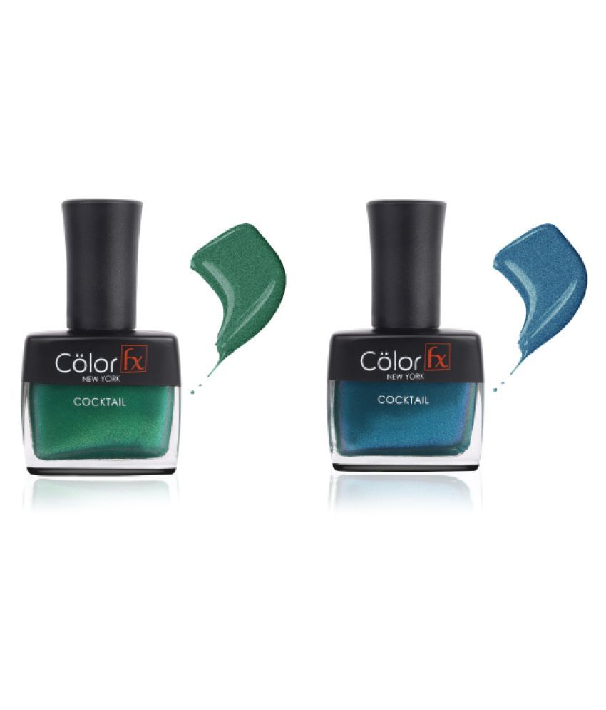     			Color Fx Nail Polish Multi Chrome Pack of 2 18 mL