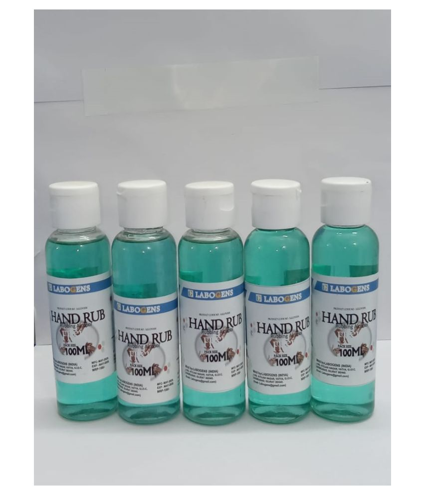     			LABOGENS HAND RUB RUBBING ALCOHOL PACK OF 5PC 100ML*5