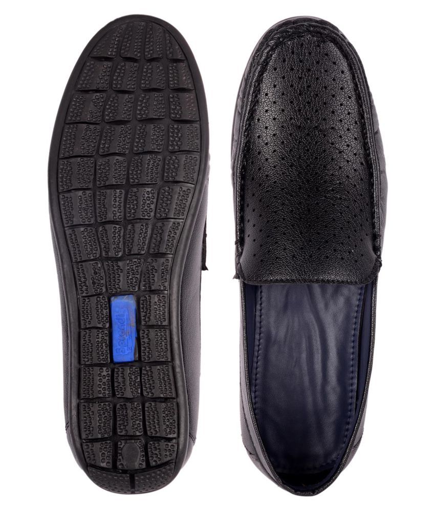 mens black loafers 10.5