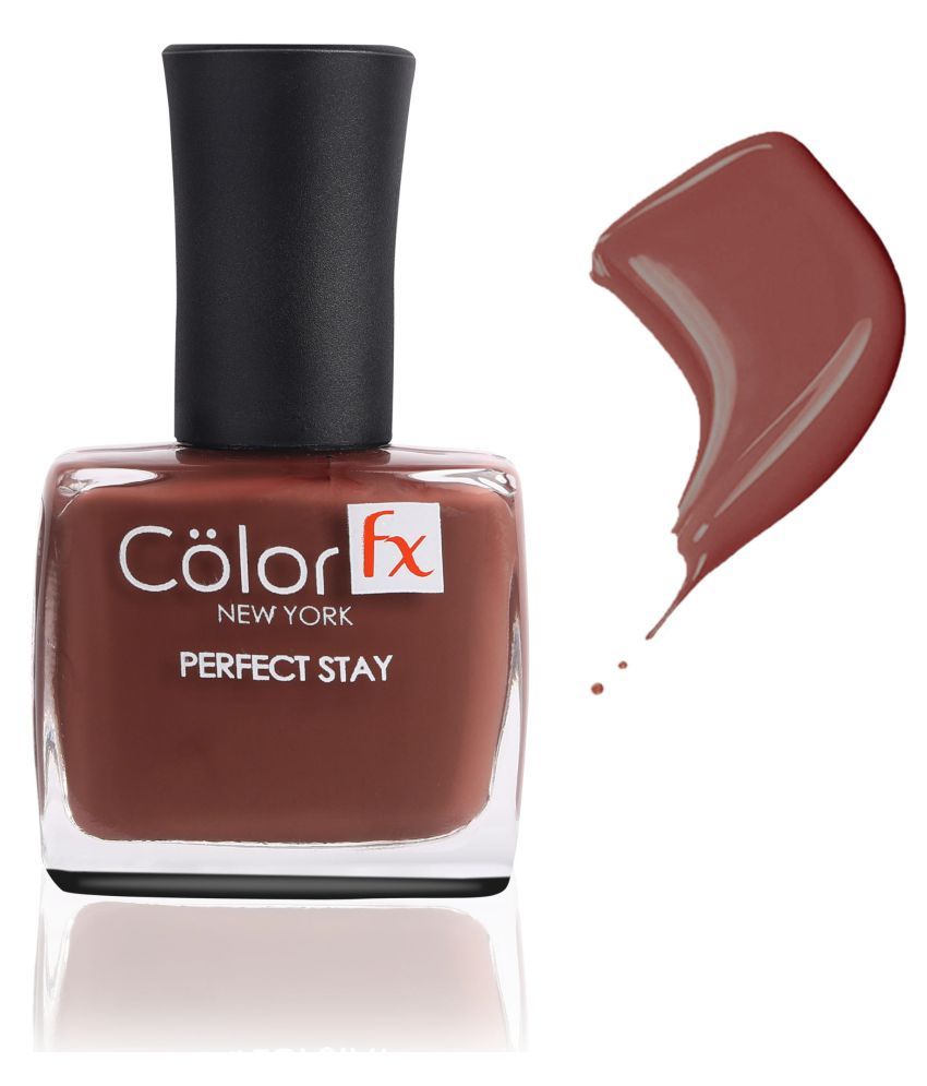     			Color Fx Nail Polish BROWN Glossy 9 mL