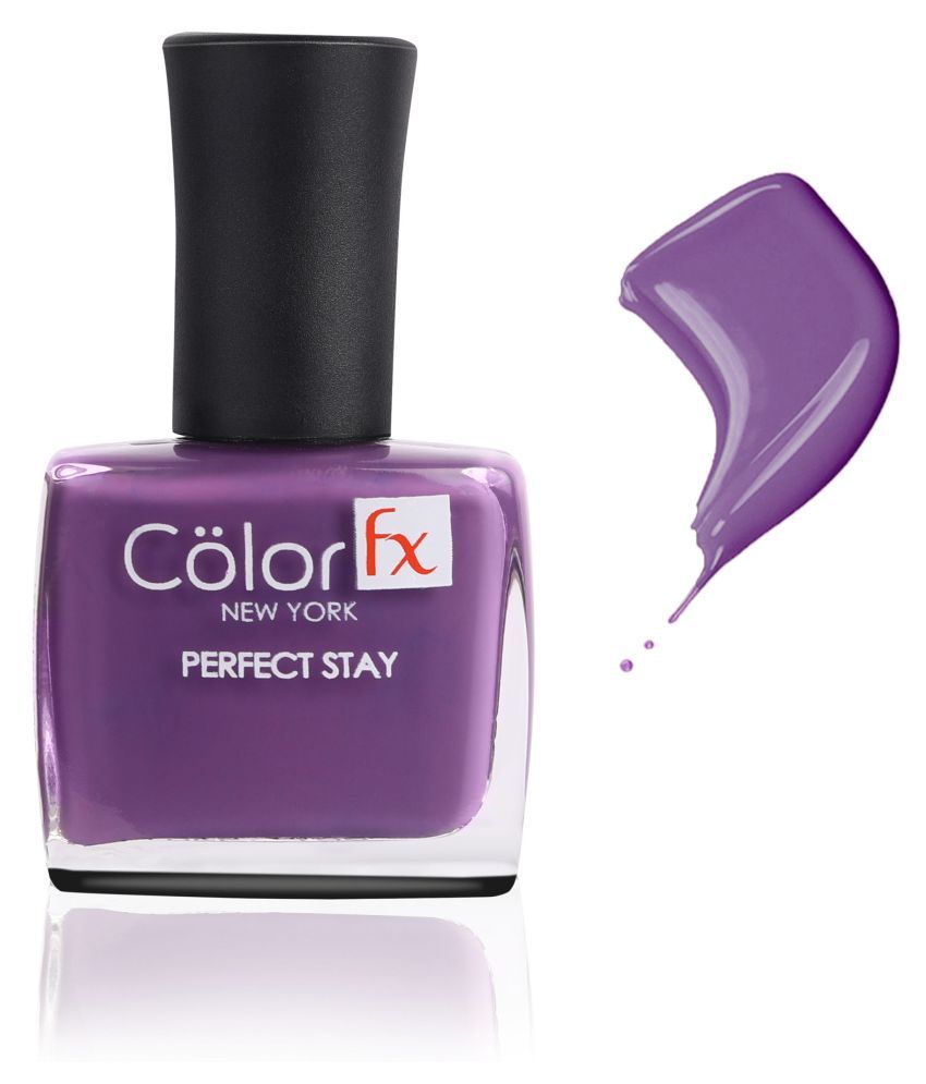     			Color Fx Purple Glossy Nail Polish 9 ( Pack of 1 )