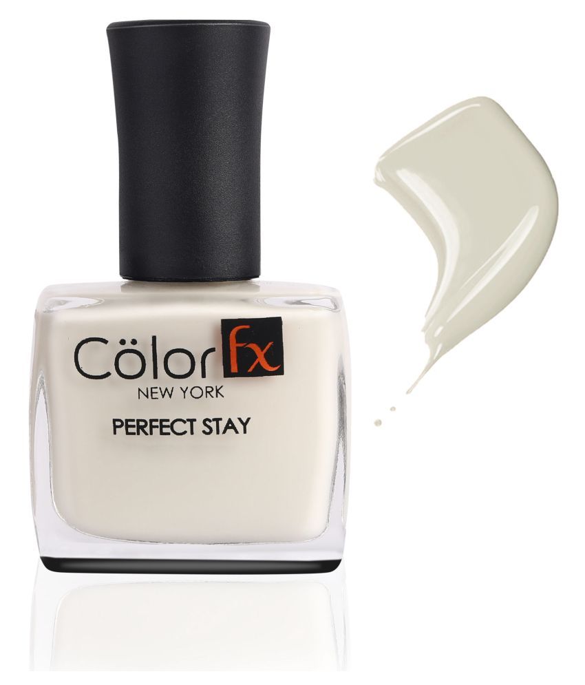     			Color Fx White Glossy Nail Polish 9 ( Pack of 2 )