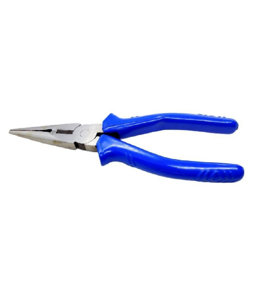 Sturdy Steel Long Nose Plier 6-inch (Blue)
