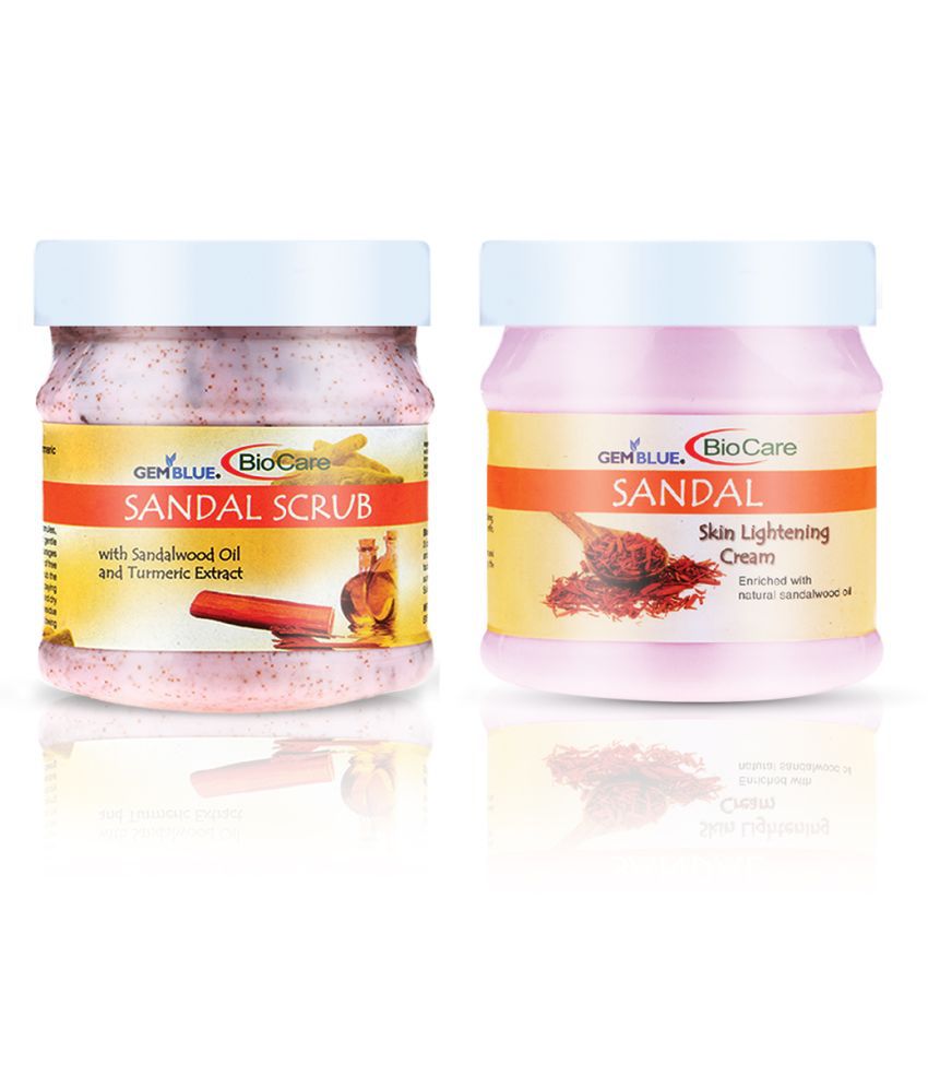     			gemblue biocare SANDAL SCRUB +SANDAL CREAM Day Cream 500 ml