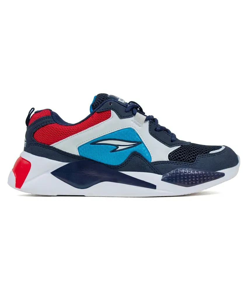 Asian navy hot sale running shoes