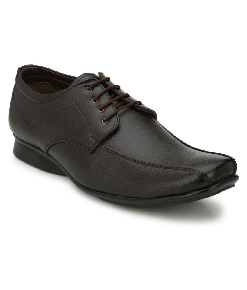     			Leeport - Brown Men's Formal Shoes