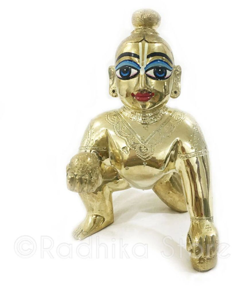     			Ayansh - Laddu Gopal Brass Idol