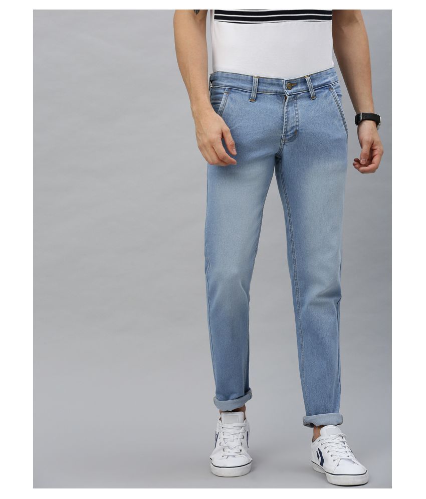 light blue slim fit jeans