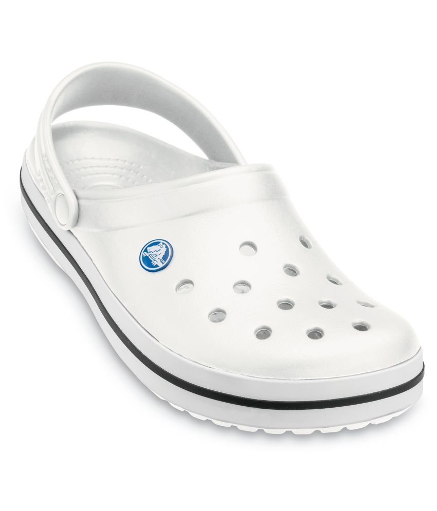 crocs translucent clog white price