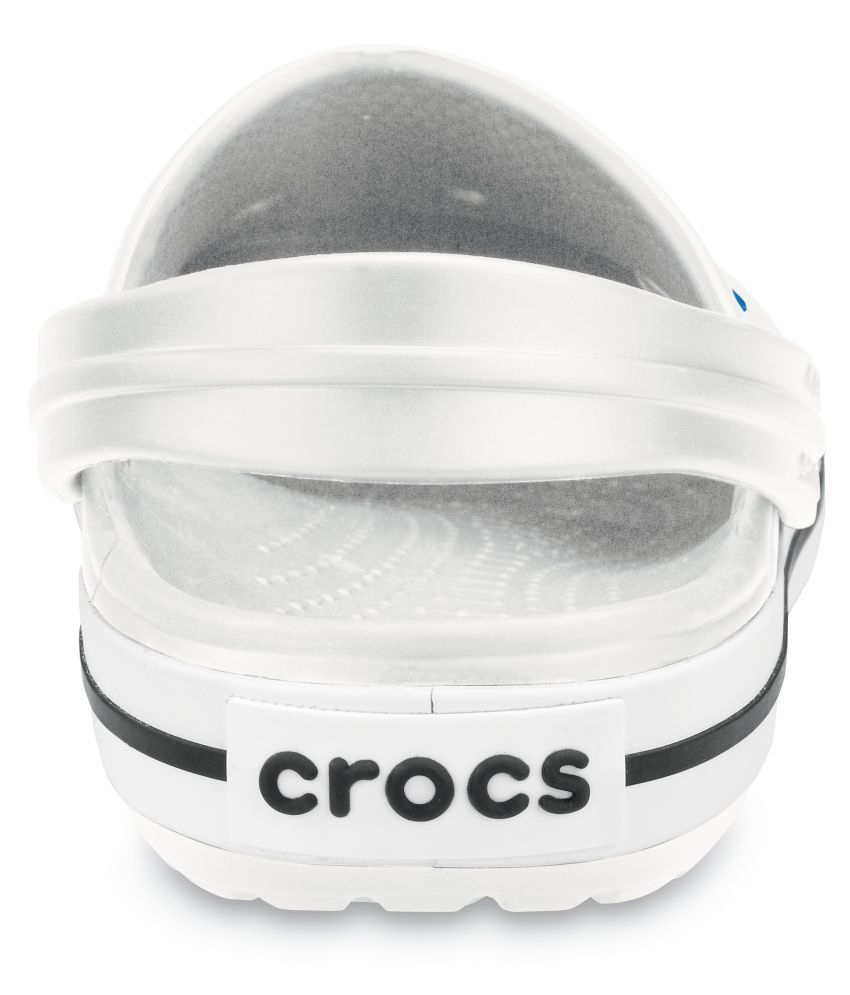 crocs translucent clog white price