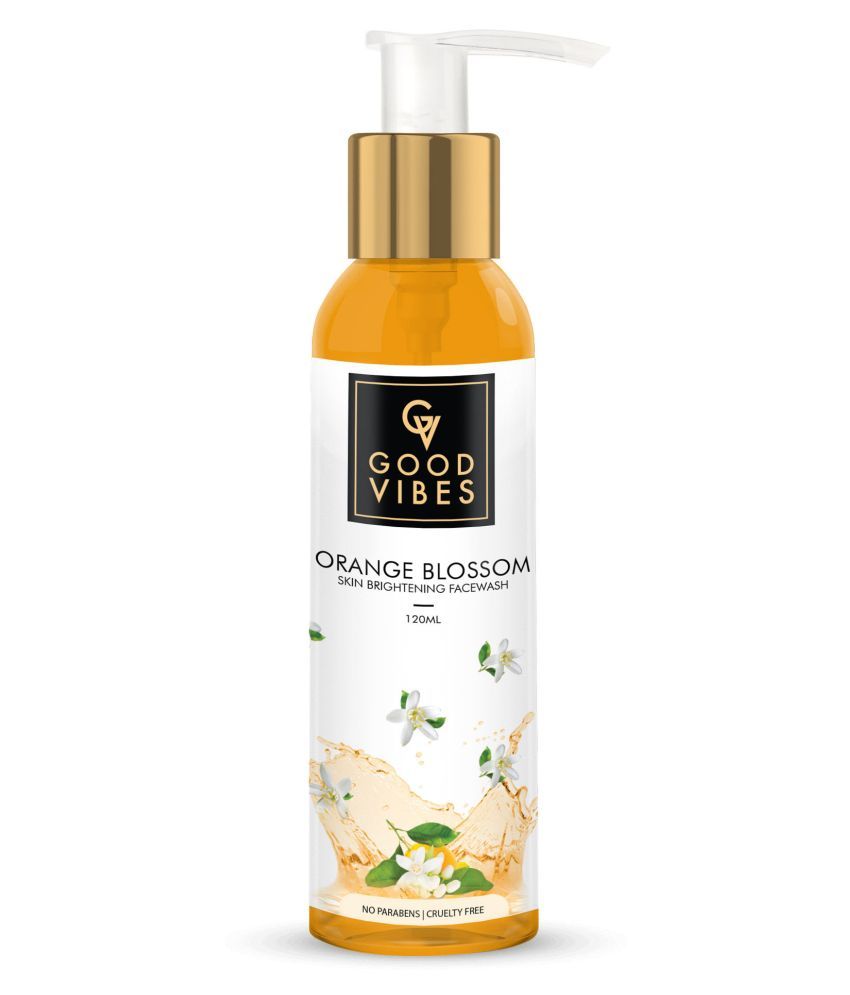 Good Vibes Skin Brightening Face Wash Orange Blossom (120 ml) Buy