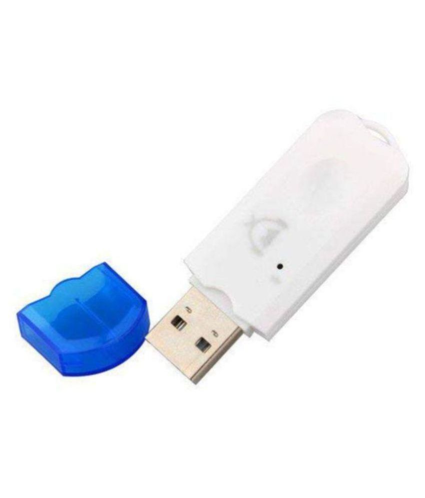 Zaptin USB Bluetooth Dongle Receiver - White White Bluetooth Device ...