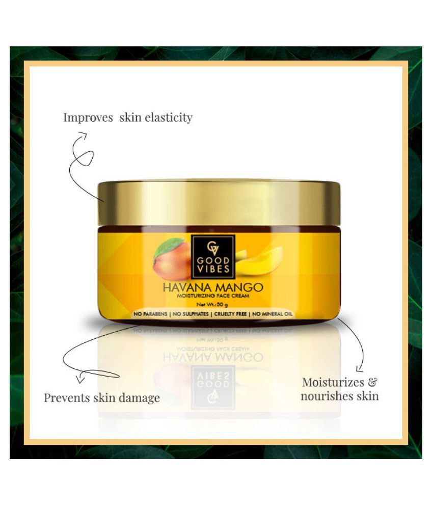 Good Vibes Moisturising Face Cream Havana Mango (50 g) Buy Good