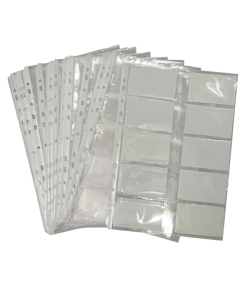 VISITING CARD HOLDER SHEETS Buy Online at Best Price in India Snapdeal
