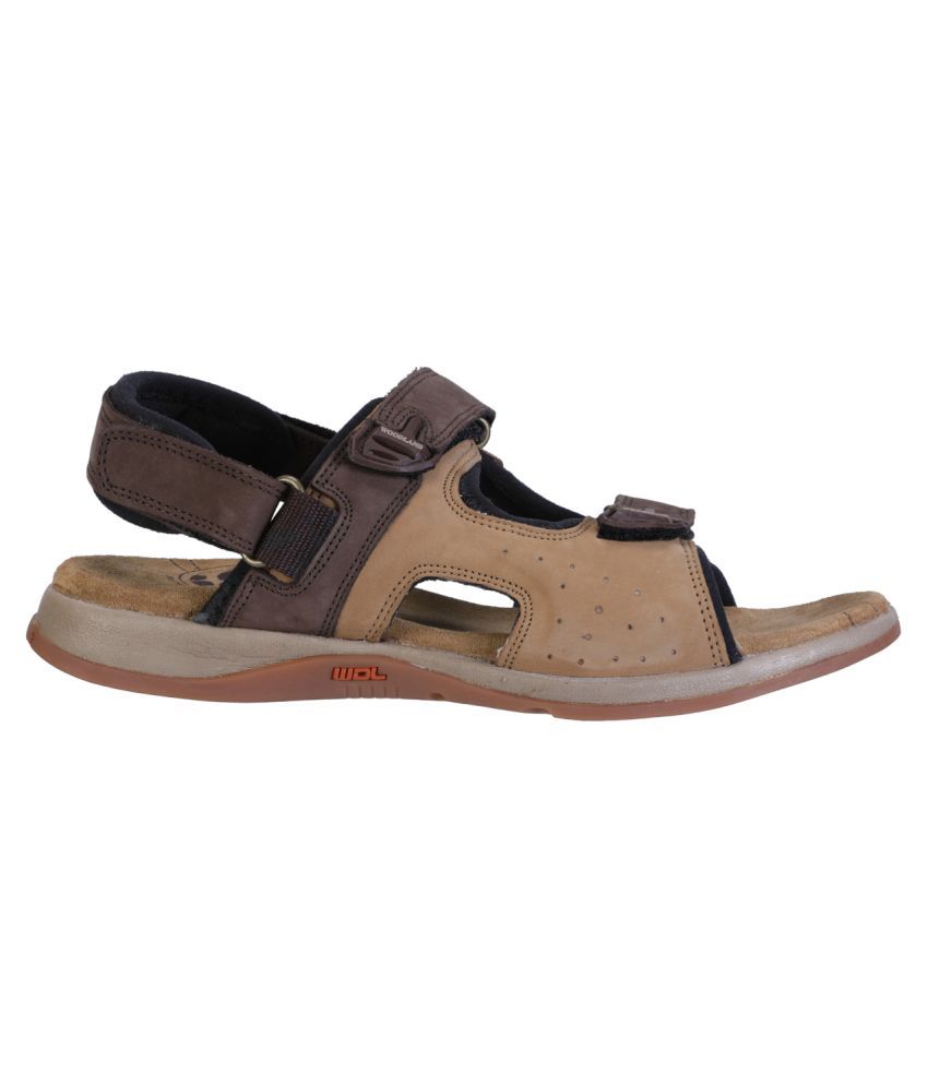leather sandals woodland