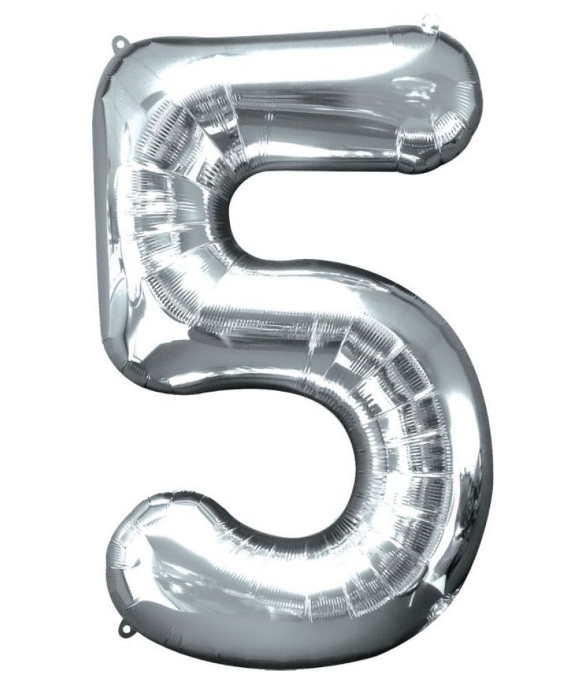Blooms Mall Special Foil Balloon (Number 5) - Buy Blooms Mall Special