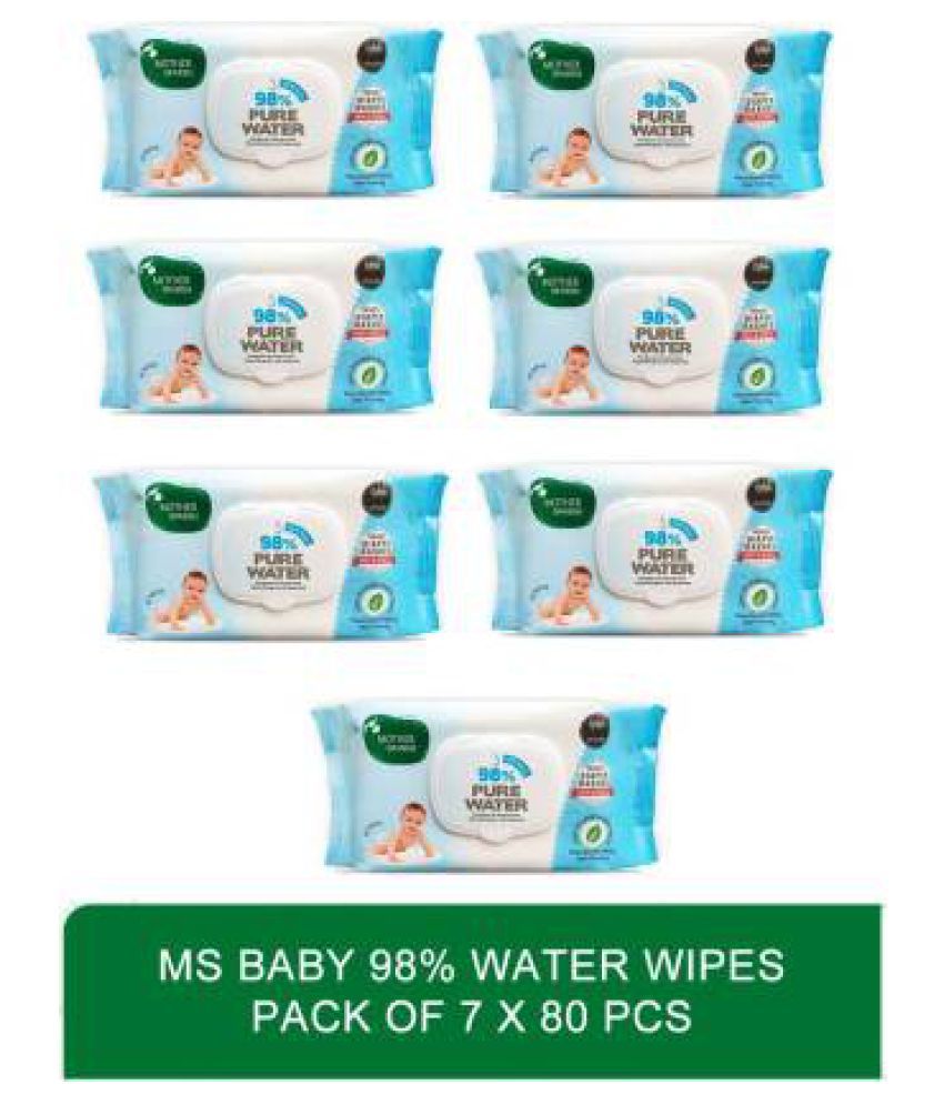 Mother Sparsh water based rash protection baby wipes Baby 98 Water